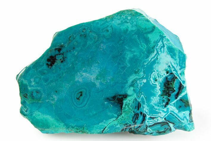 Polished Atacama Blue Opal (Chrysocolla & Opal) - Chile #352138